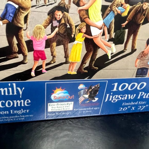 Sunsout Inc. "Family Welcome" 1000 Piece Jigsaw Puzzle  NEW - Picture 6 of 8